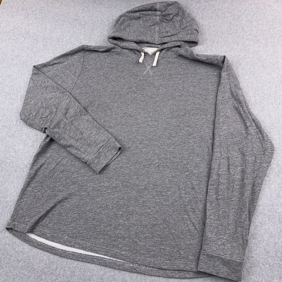 Marine Layer Other - Marine Layer Double Knit Hoodie Mens XL Heather Gray Pullover Lightweight USA